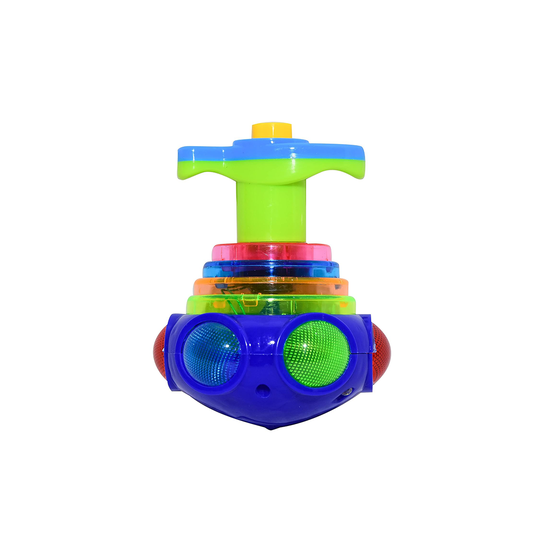 Buy Baan Toys Spinning Top Toy with LED Spinner Flashing Lights and Music Spinning for Kids 2 Years in India The Magic Lamps