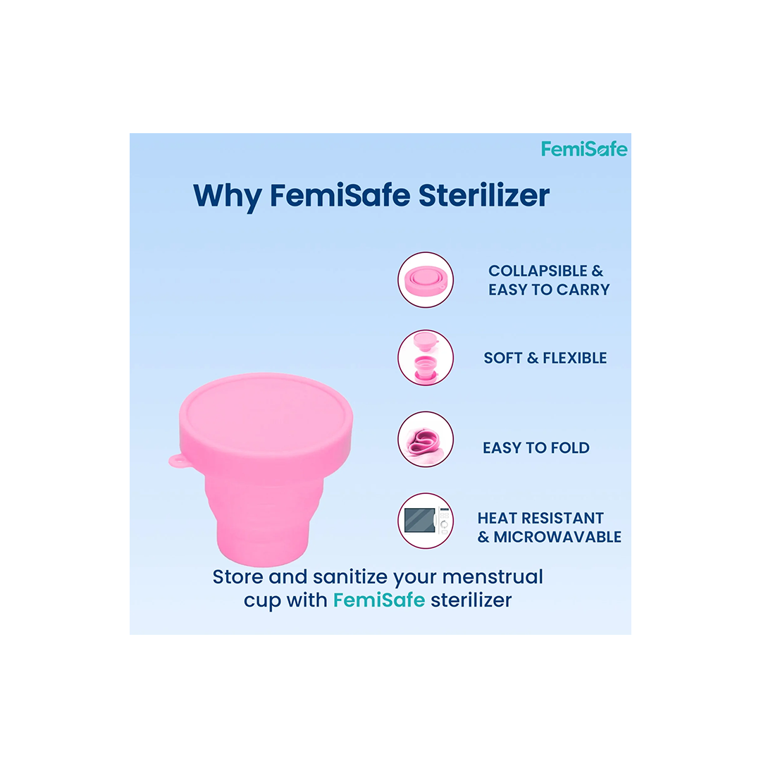 FemiSafe Sterilizer for Menstrual CUP (Pack of 1)