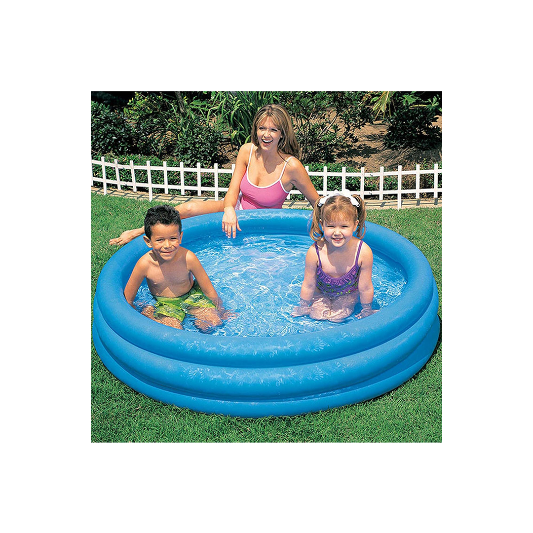 Kids Playing in Swimming Water Pool