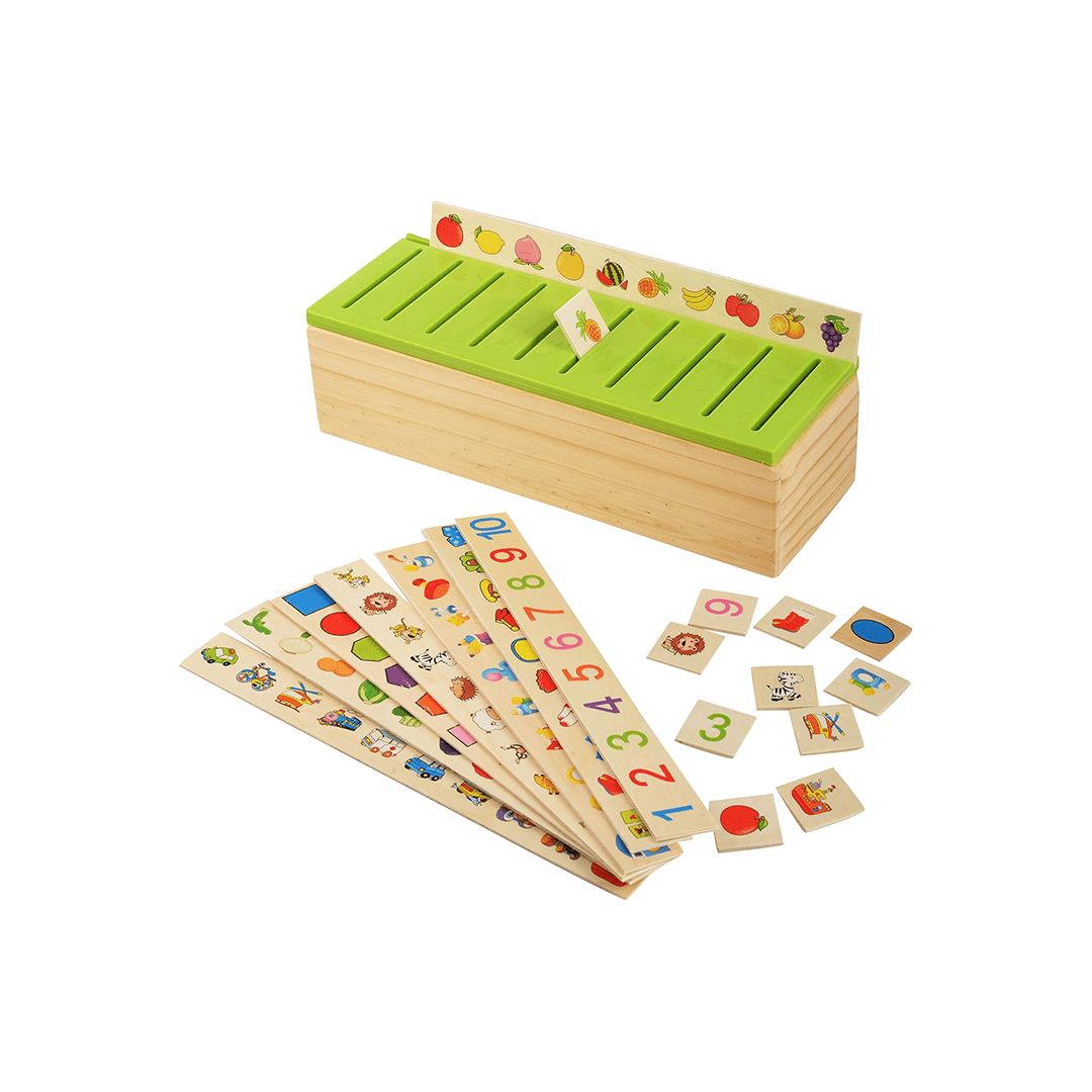 Extrokids Toys Extrokids Wooden Knowledge Box (2 year+)