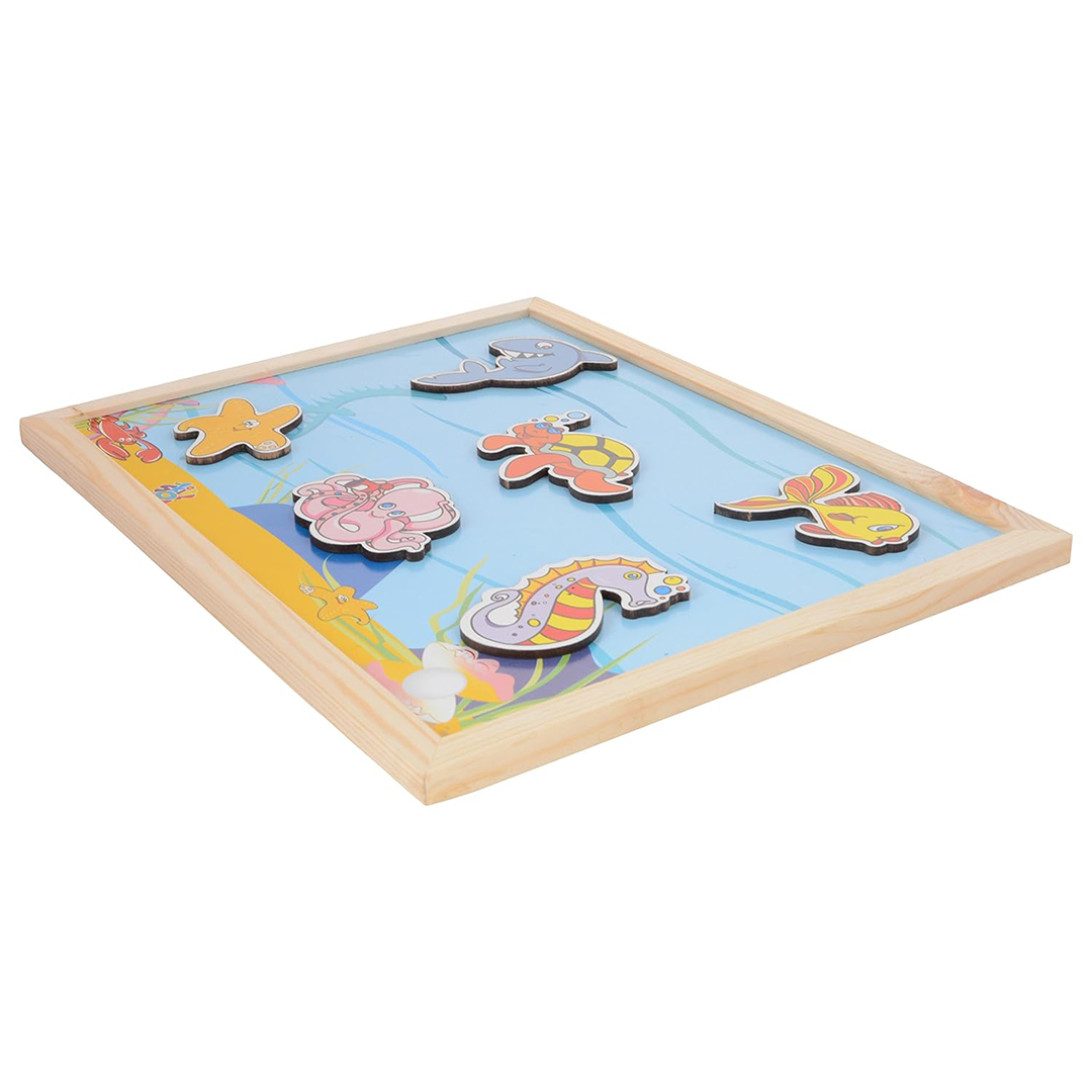 Skillofun Wooden Magnetic Twin Play Tray - Deep Sea - The Magic Lamps
