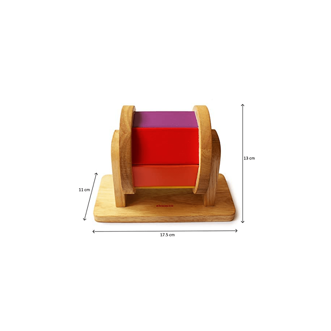 Shumee Toys Shumee Wooden Montessori Rainbow Spinner Toy (6 months+)