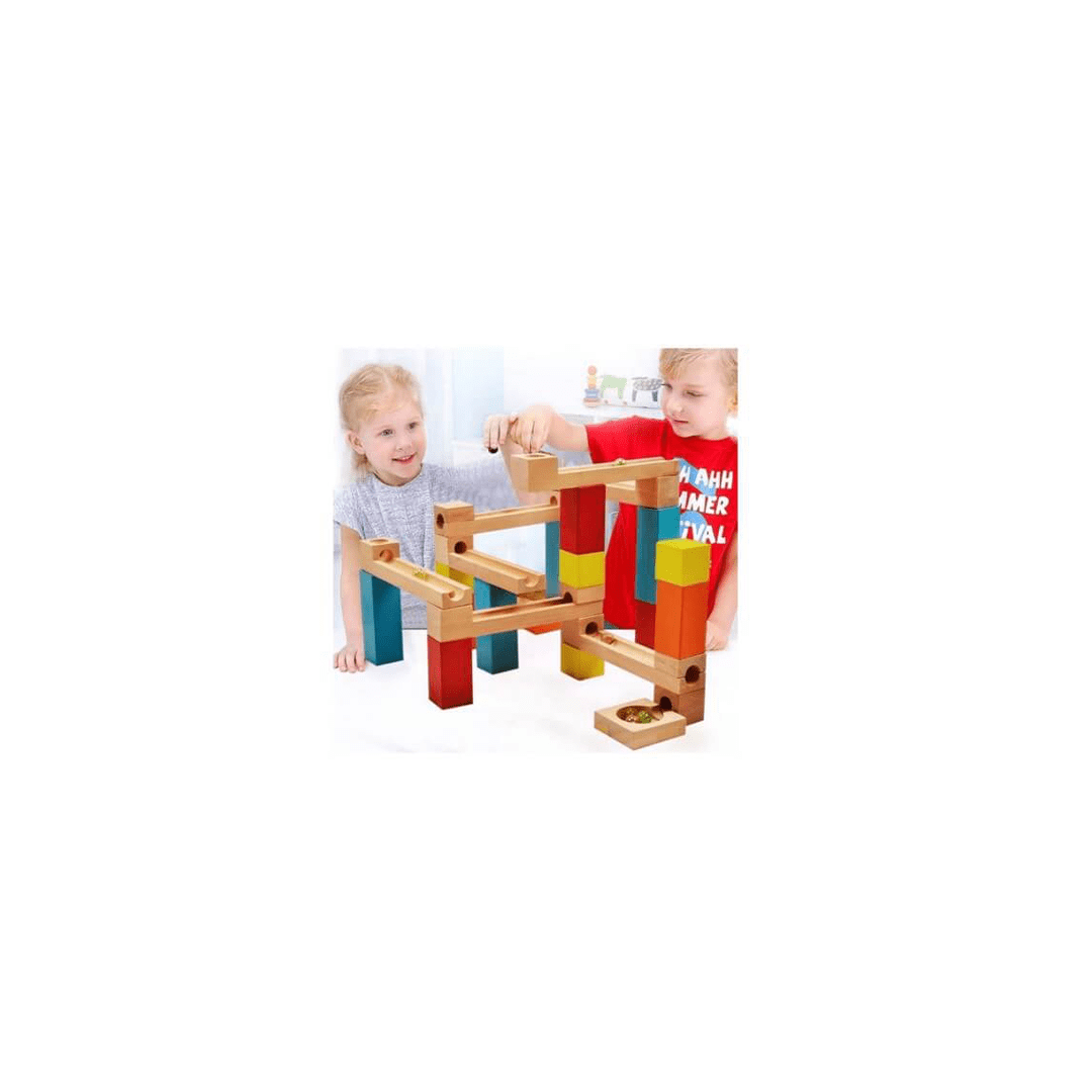 The Clever Clogs Toys The Clever Clogs Wooden Track Ball Game (3 Years+)