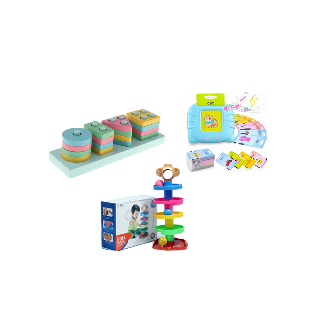 The 3 in 1 Kit For Kids Playful toy Brain Boosting