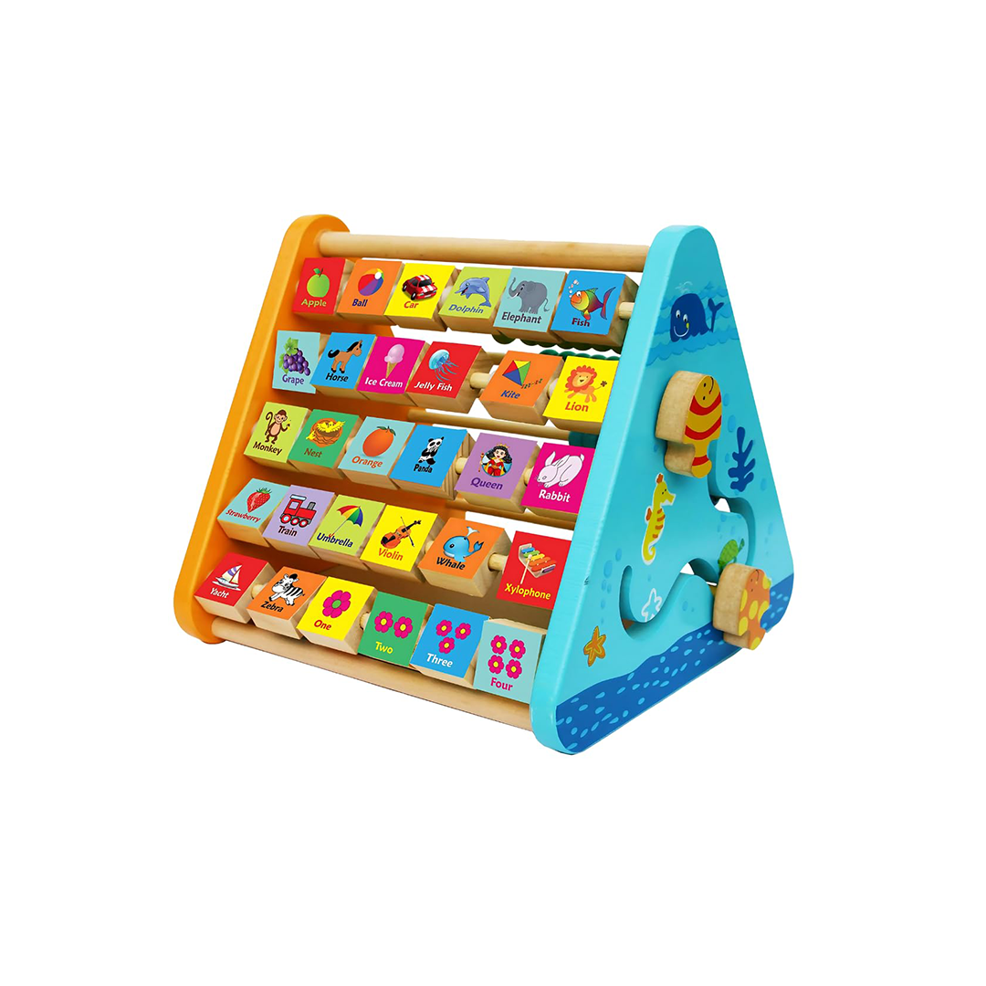 Wooden Activity Triangle For Kids