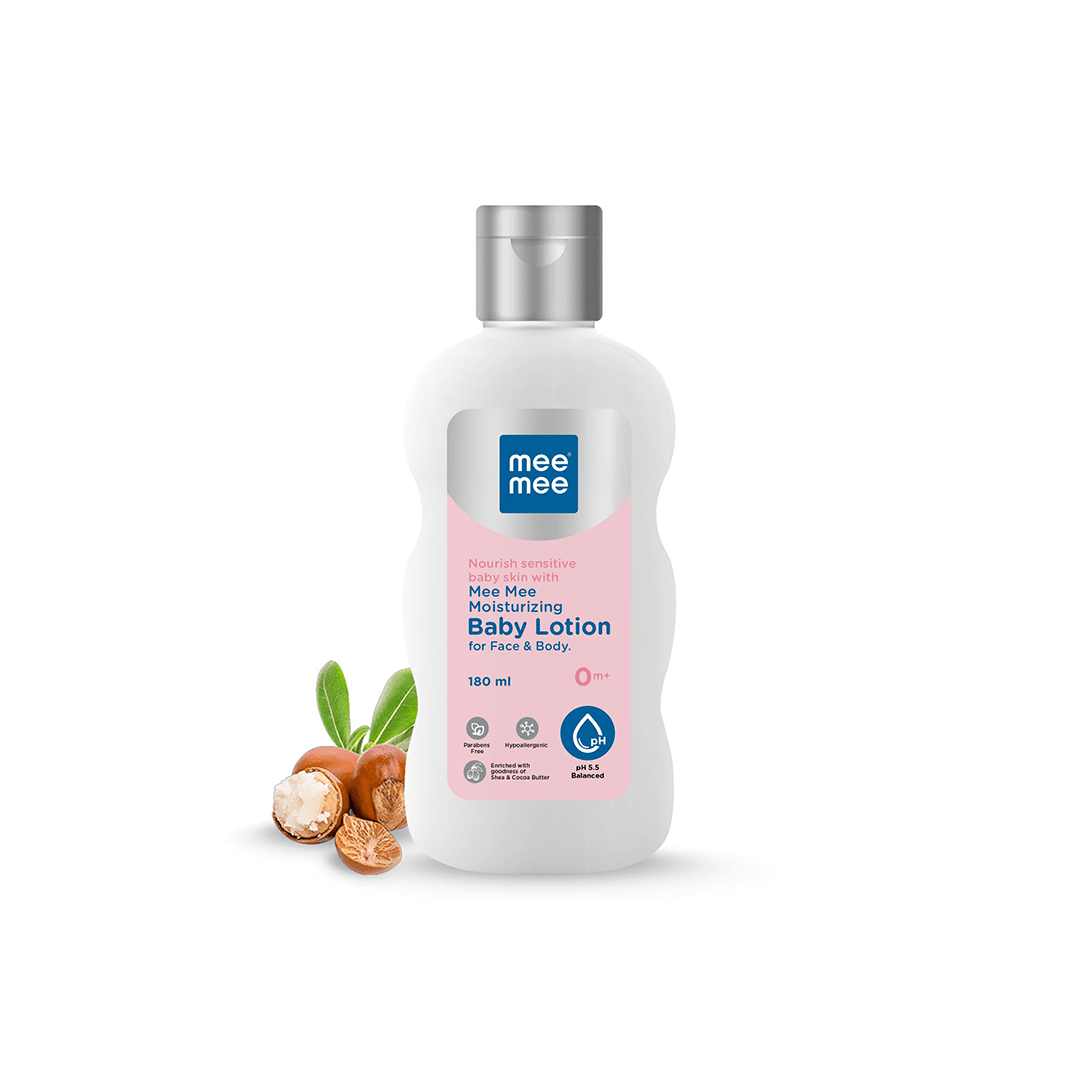 Mee Mee Baby Care Mee Mee Moisturizing Baby Lotion for Face & Body Contains Shea & Cocoa Butter ( 1 Months - 2 Years)