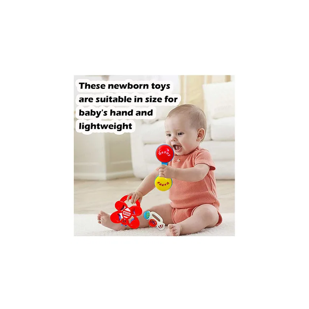 Baan Toys 3 Pcs Rattles set (3 Months+) : Developments Toys For Little Ones in India