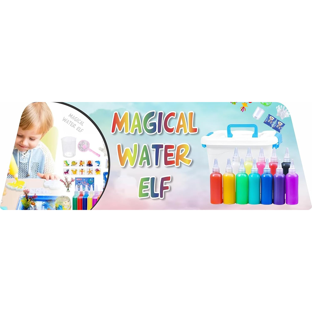 Burani Toys Magic Water ELF Toys, Creative 3D Handmade Magic Gels Toys Homemade DIY Handmade Material Kit