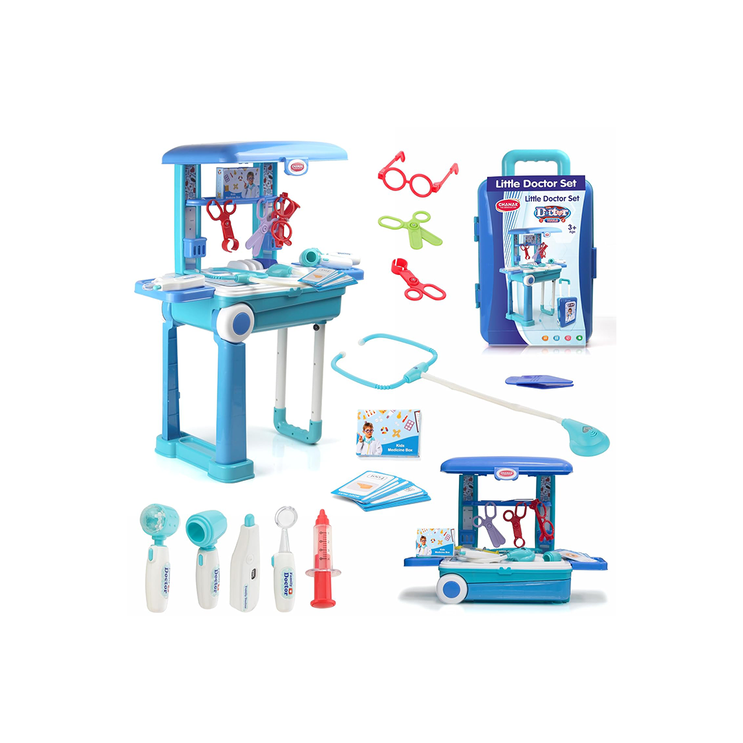 2 in 1 Little Doctor Set Trolley