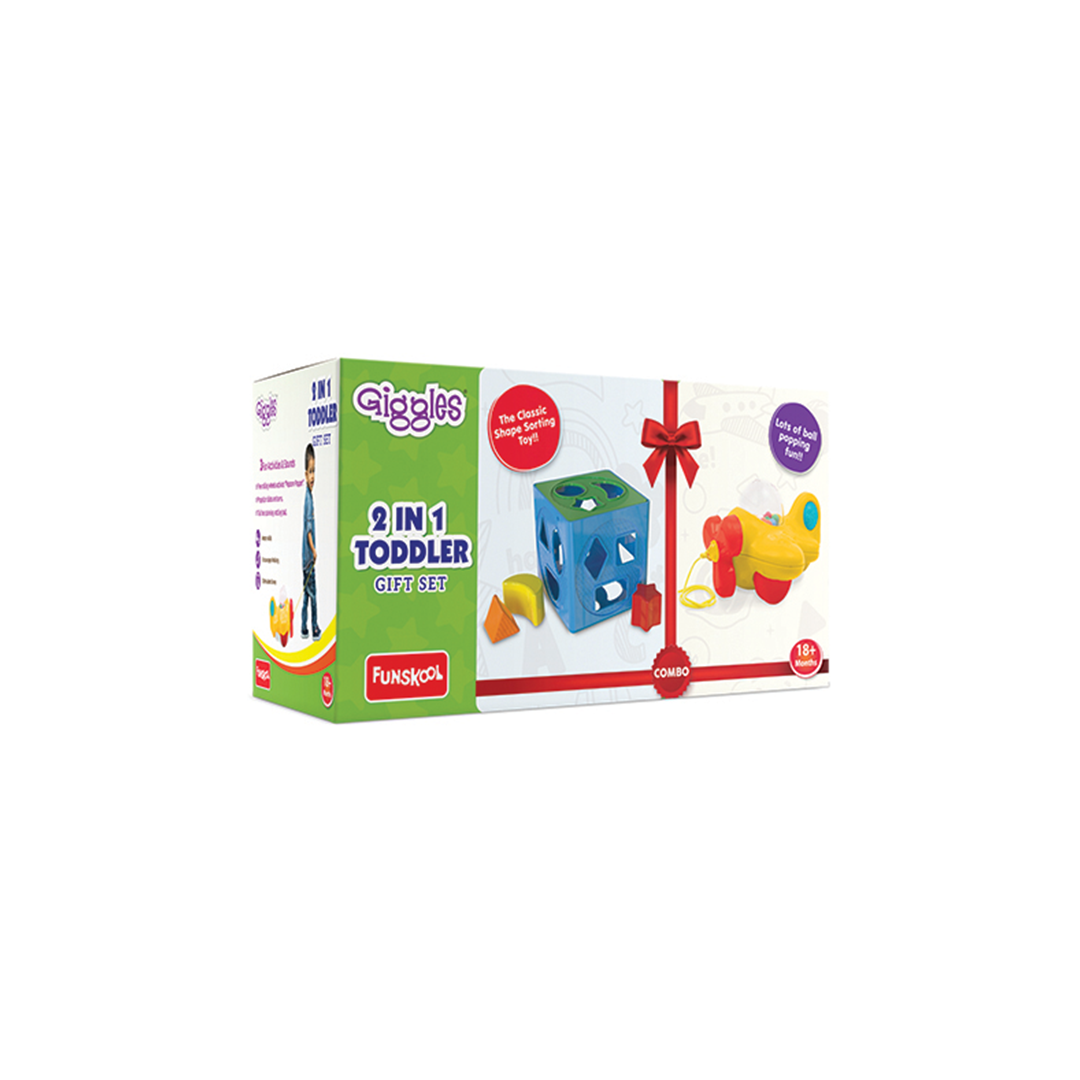 Funskool Giggles 2 in 1 Toddler Gift Set : Development Toy for Little Ones in India