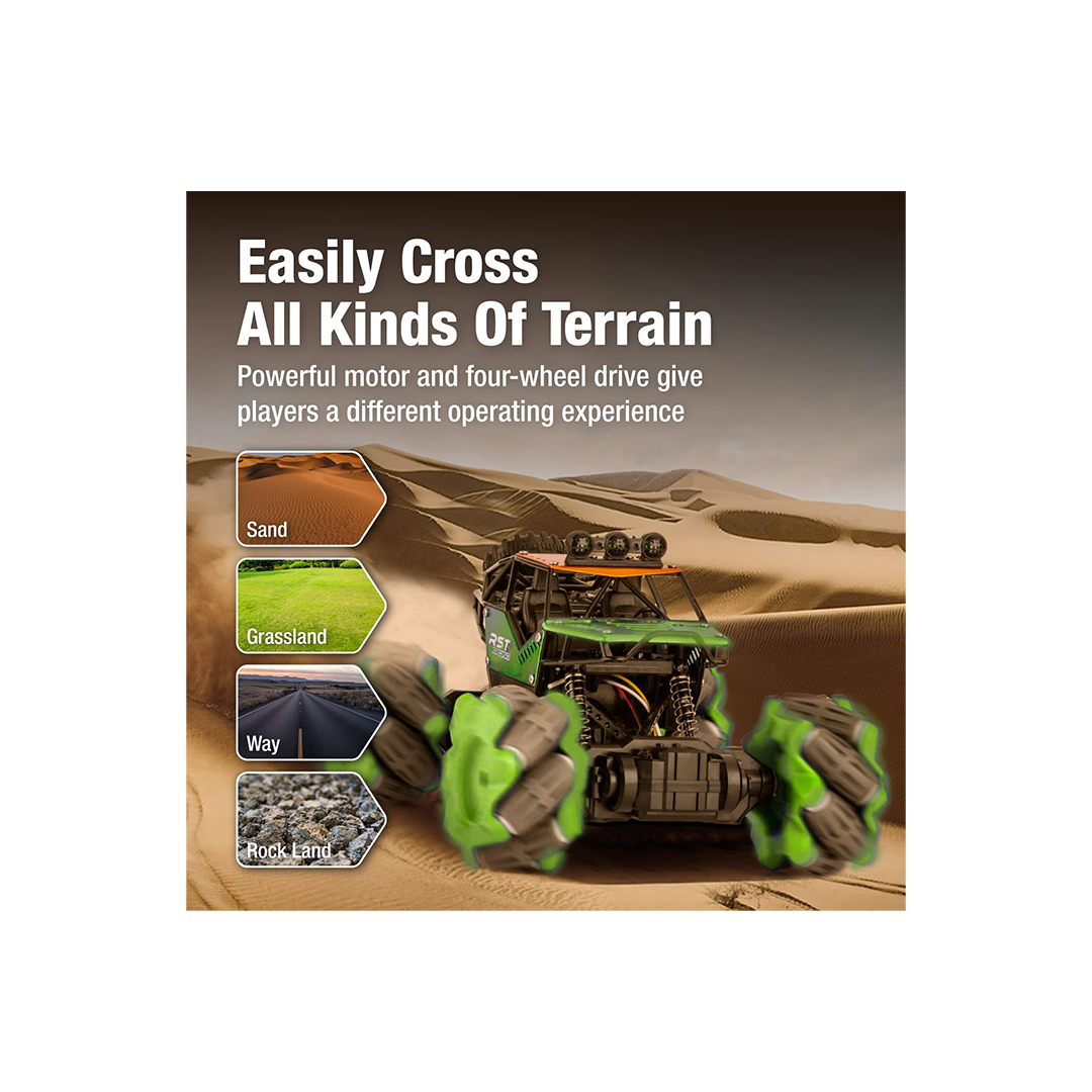 Baan Toys All-Terrain Remote Control Car Toy 4WD For Kids (6 Years+)