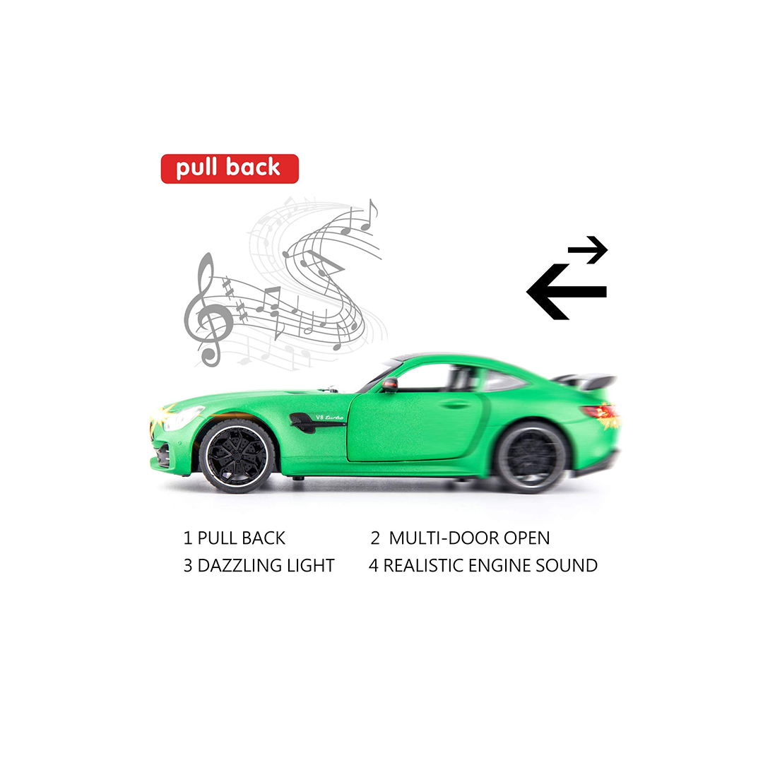 Baan Toys Benz AMG GTR Diecast Toy Car For Kids (6 Years+)