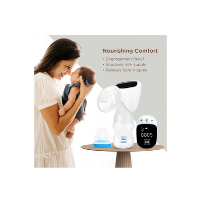 Mee Mee Advanced Digital Electric Breast Pump with 3 Modes - Massage, Suction & Let-Down