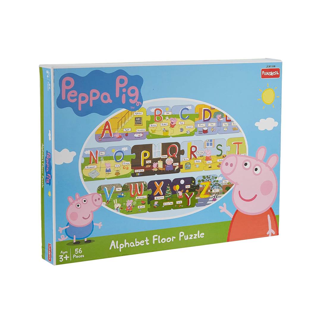 Funskool Peppa Pig Alphabet Floor Puzzle (3 Years+) : Development Toys For Little Ones In India