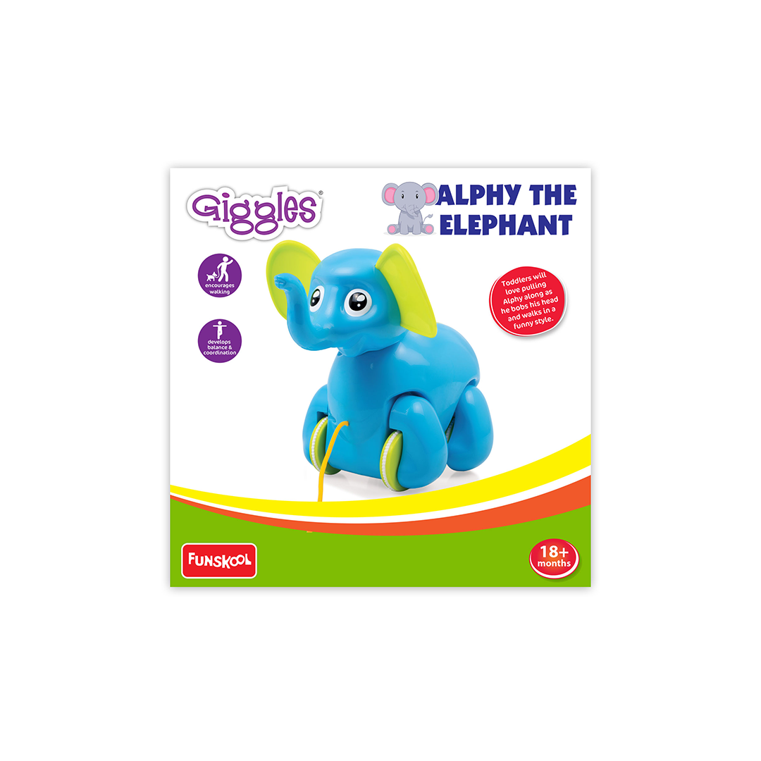 Funskool Giggles Alphy The Elephant : Development Toy for Little Ones in India