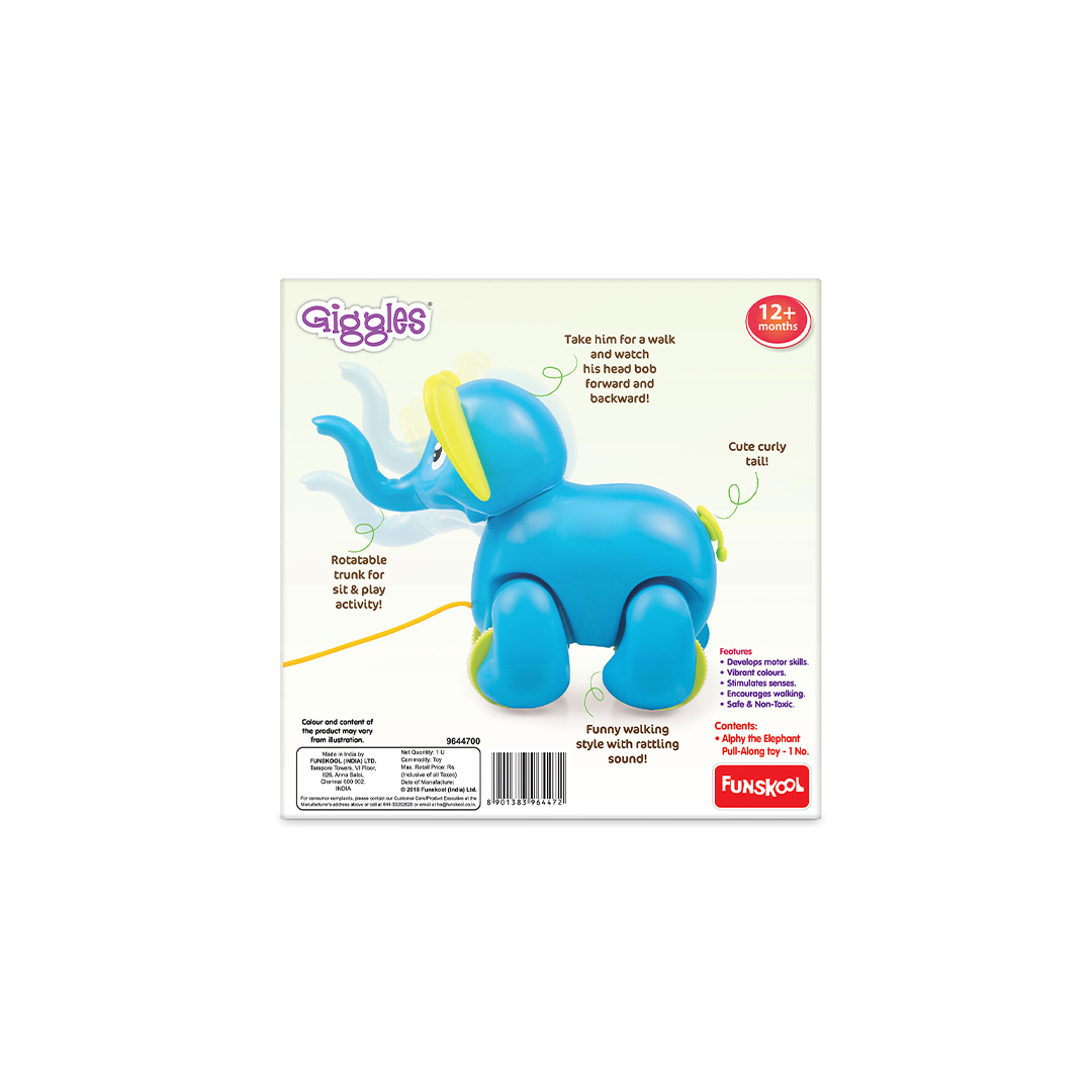 Funskool Giggles Alphy The Elephant : Development Toy for Little Ones in India