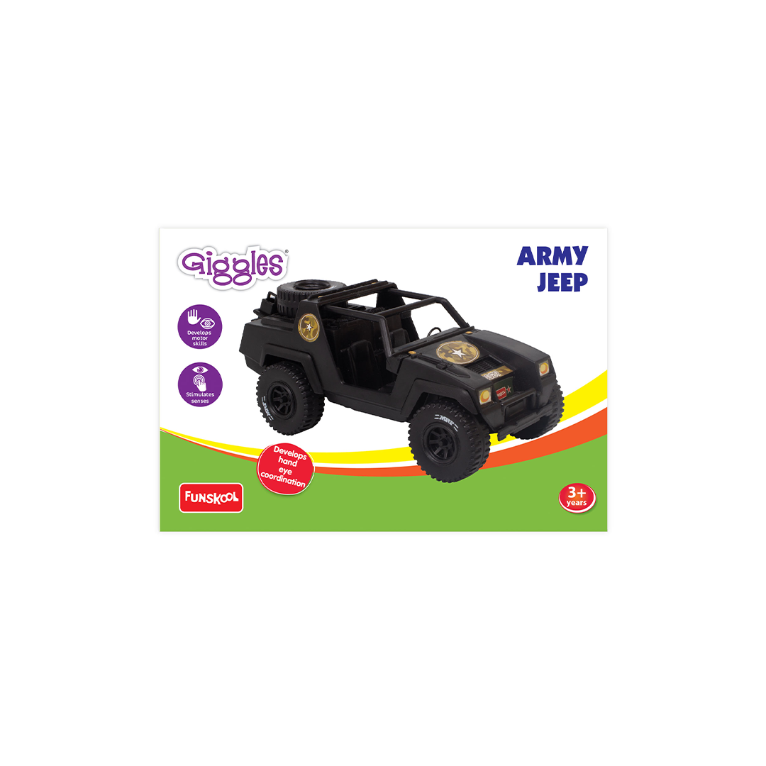 Funskool Giggles Army Jeep : Development Toy for Little Ones in India