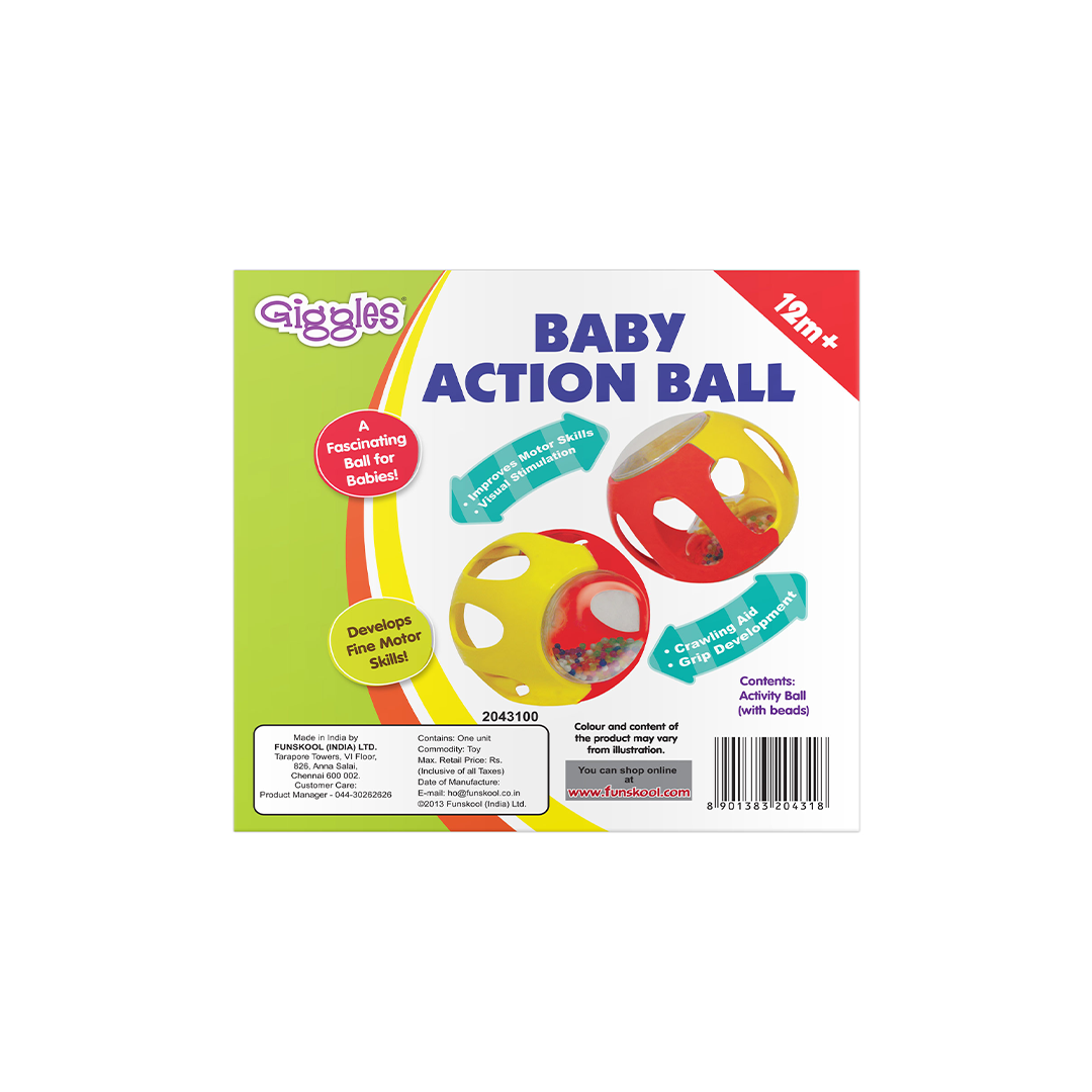 Funskool Giggles Baby Action Ball : Development Toy for Little Ones in India