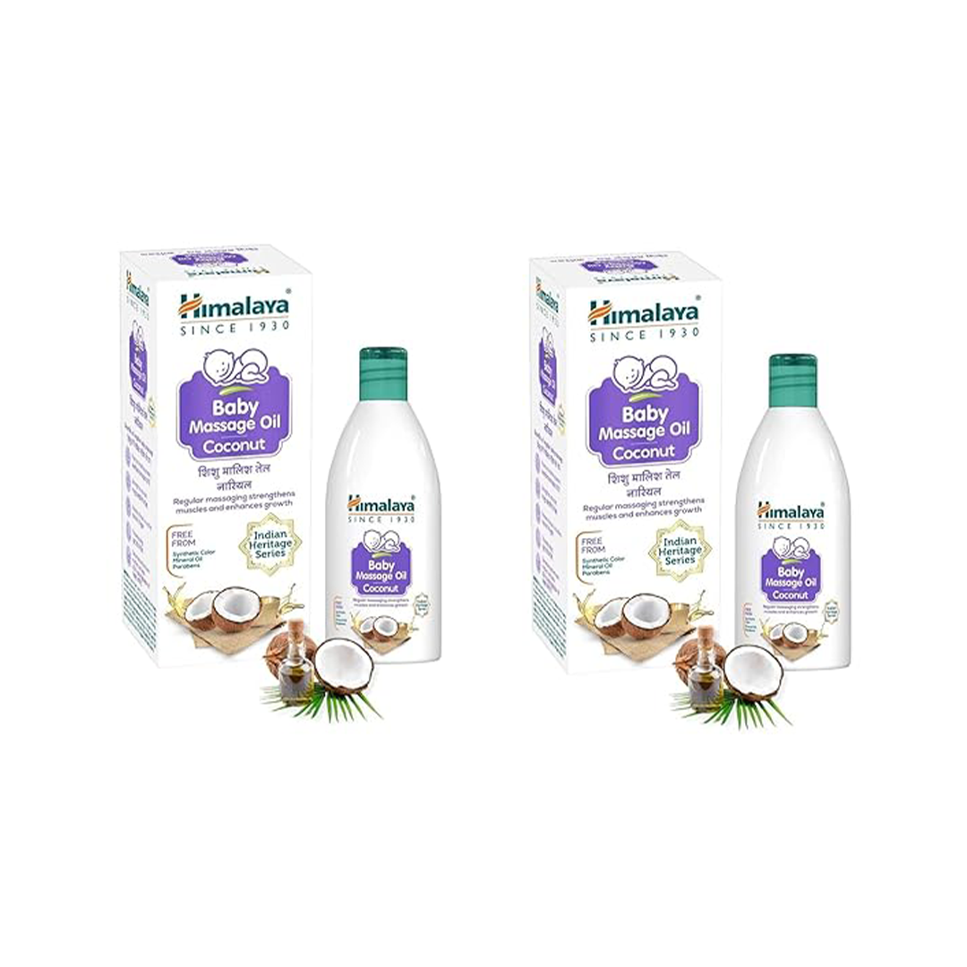 Himalaya Baby Massage Oil Coconut (0-24 Months)