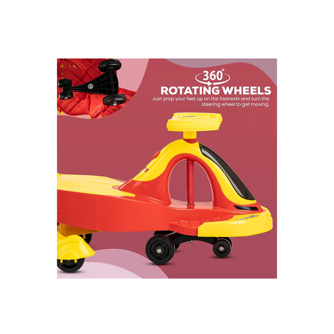 Baybee Nexus Magic Swing Cars for Kids Twister Magic Car for Kids with LED Light(1-3 Years): Developments Toys For Little Ones in India 