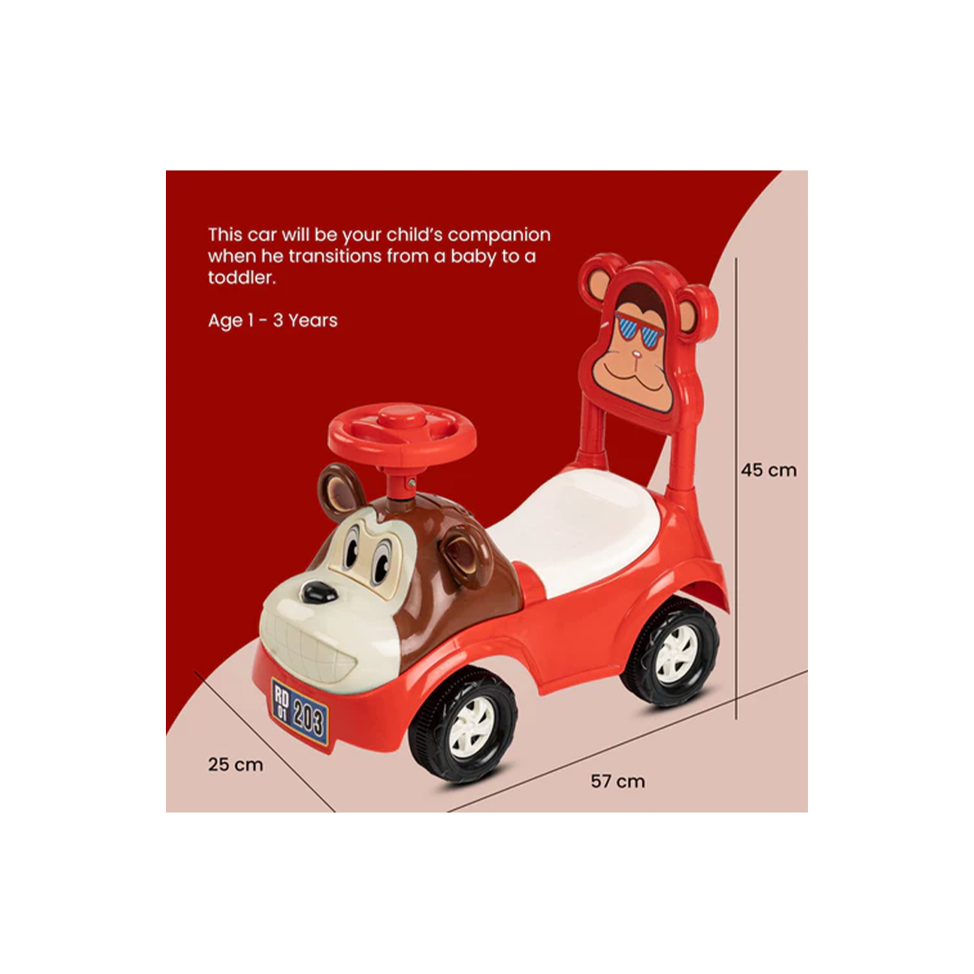 Baybee Noddy Push Ride on Baby Car for Kids with Music & Horn Button(1-3 Years): Developments Toys For Little Ones in India 