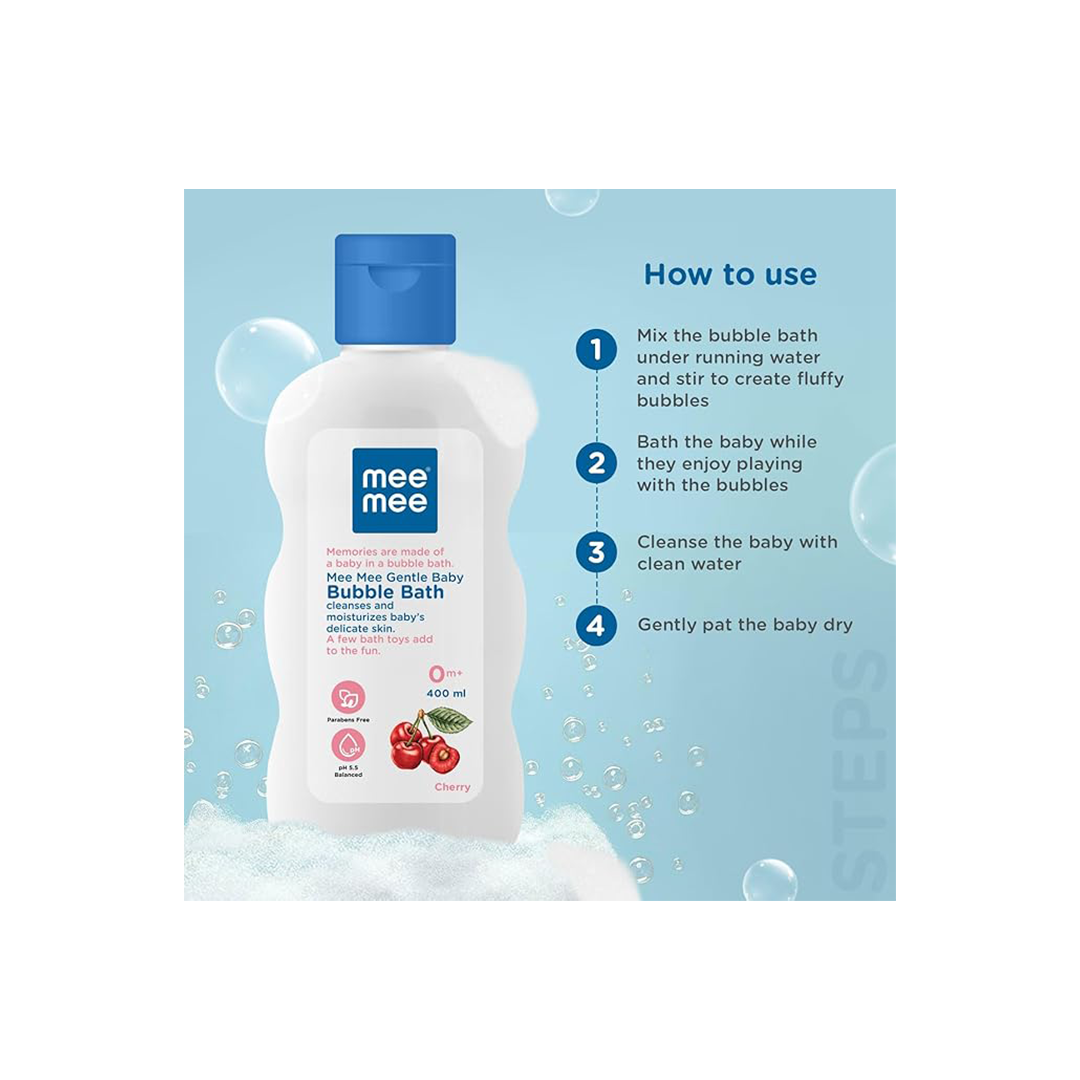 Mee Mee Gentle Baby Bubble Bath with Fruit Extracts( 1 Months+ )