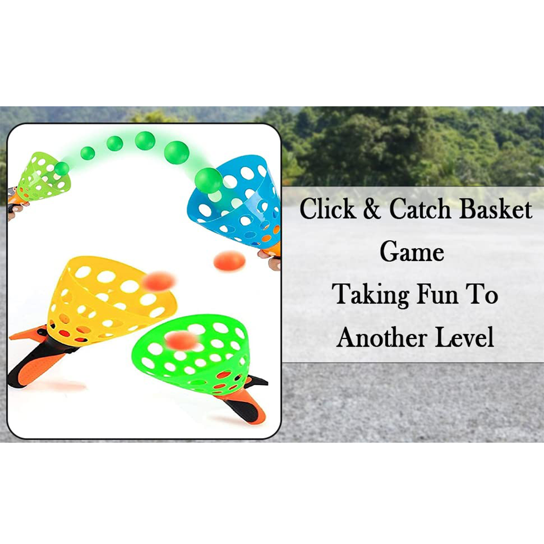 Baan Toys Click and Catch Twin Ball Game (3 Years+) : Development Toys For Little Ones In India