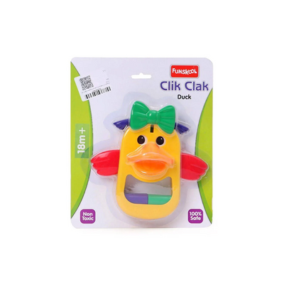 Funskool Giggles Clik Clak Duck Toy : Development Toy for Little Ones in India