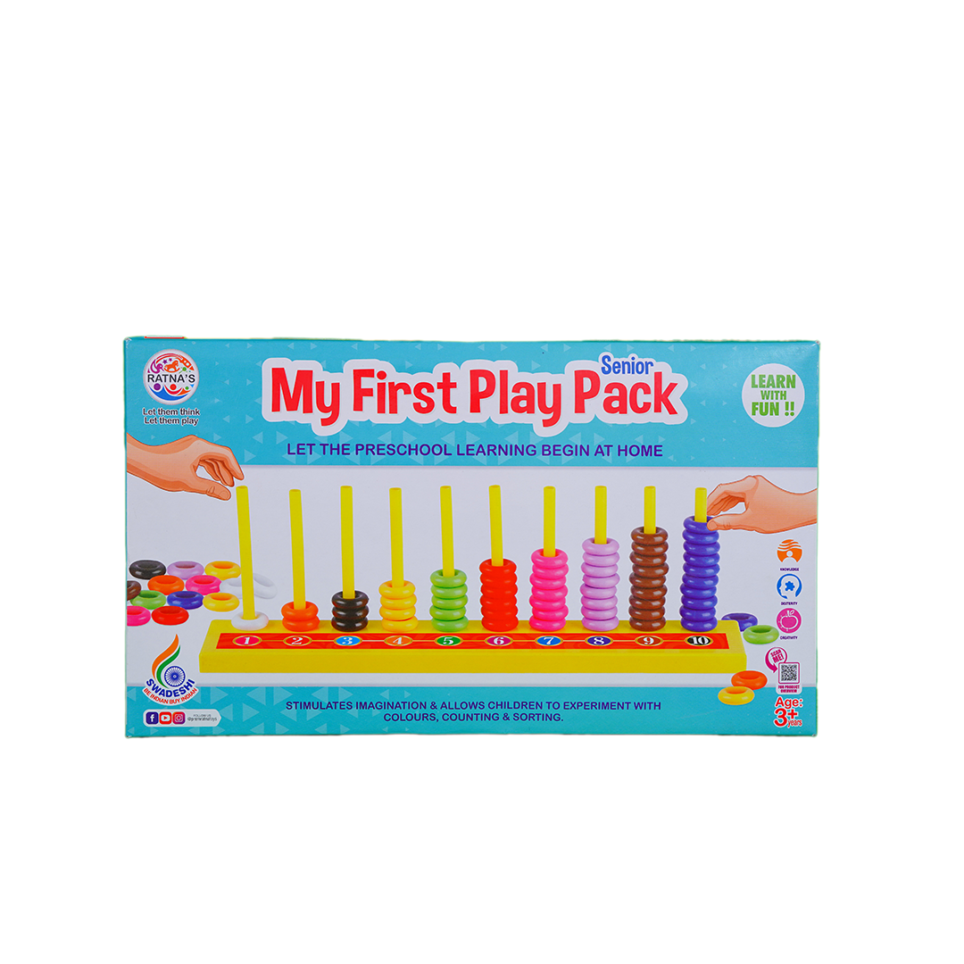 My First Play Pack Senior for Kids 2 in 1. Learn Counting and Colours with Fun( 3 Years +): Developments Toys For Little Ones in India 