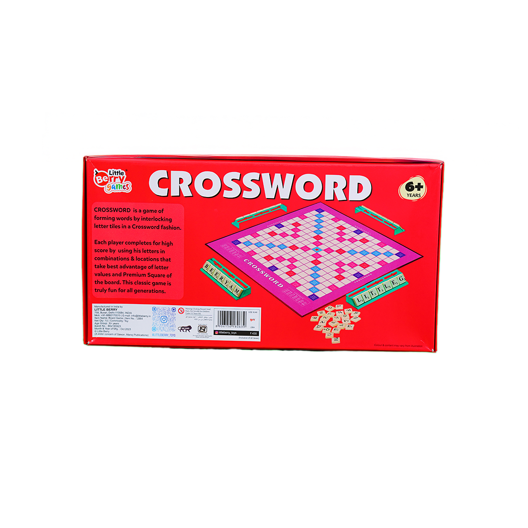 Little Berry Crossword Board Game for Kids & Adults - Ultimate Word Building Game (Multicolour): Development Toy for Little Ones in India