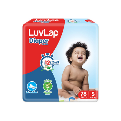 LuvLap Pant Style Baby Diapers with Aloe Vera Lotion