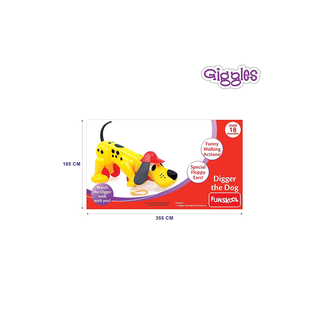 Funskool Giggles Digger The Dog : Development Toy for Little Ones in India