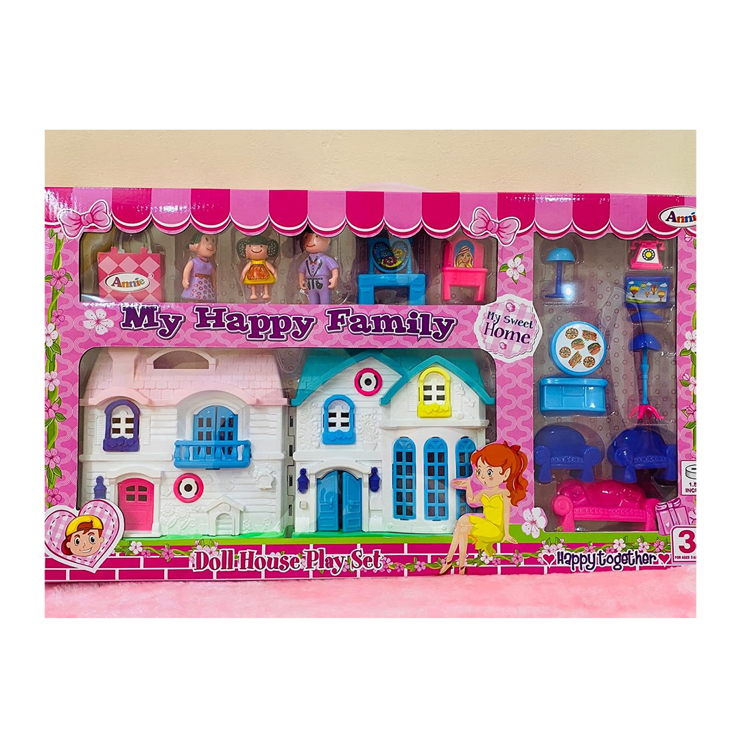 Family Doll House Set for Girls