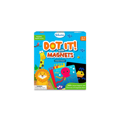 Skillmatics Paper Art Activity - Dot It with Magnets - Animal Planet | Repeatable Magnetic Art Activity (ages 3-7)