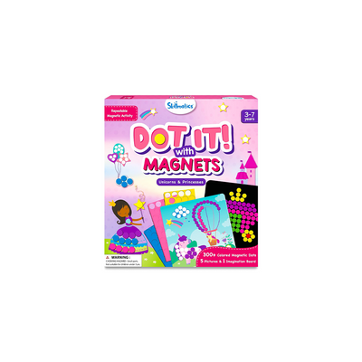 Skillmatics Dot It with Magnets - Unicorns & Princesses | Repeatable Magnetic Art Activity (ages 3-7)