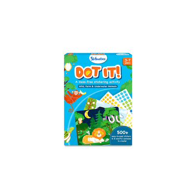 Skillmatics Dot it! - Wild, Farm & Underwater Animals | No mess sticker art (ages 3-7)