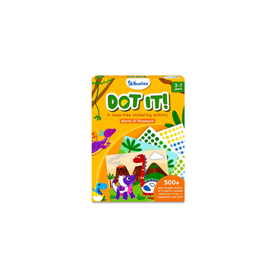 Skillmatics Dot it! - World of Dinosaurs | No mess sticker art (ages 3-7)