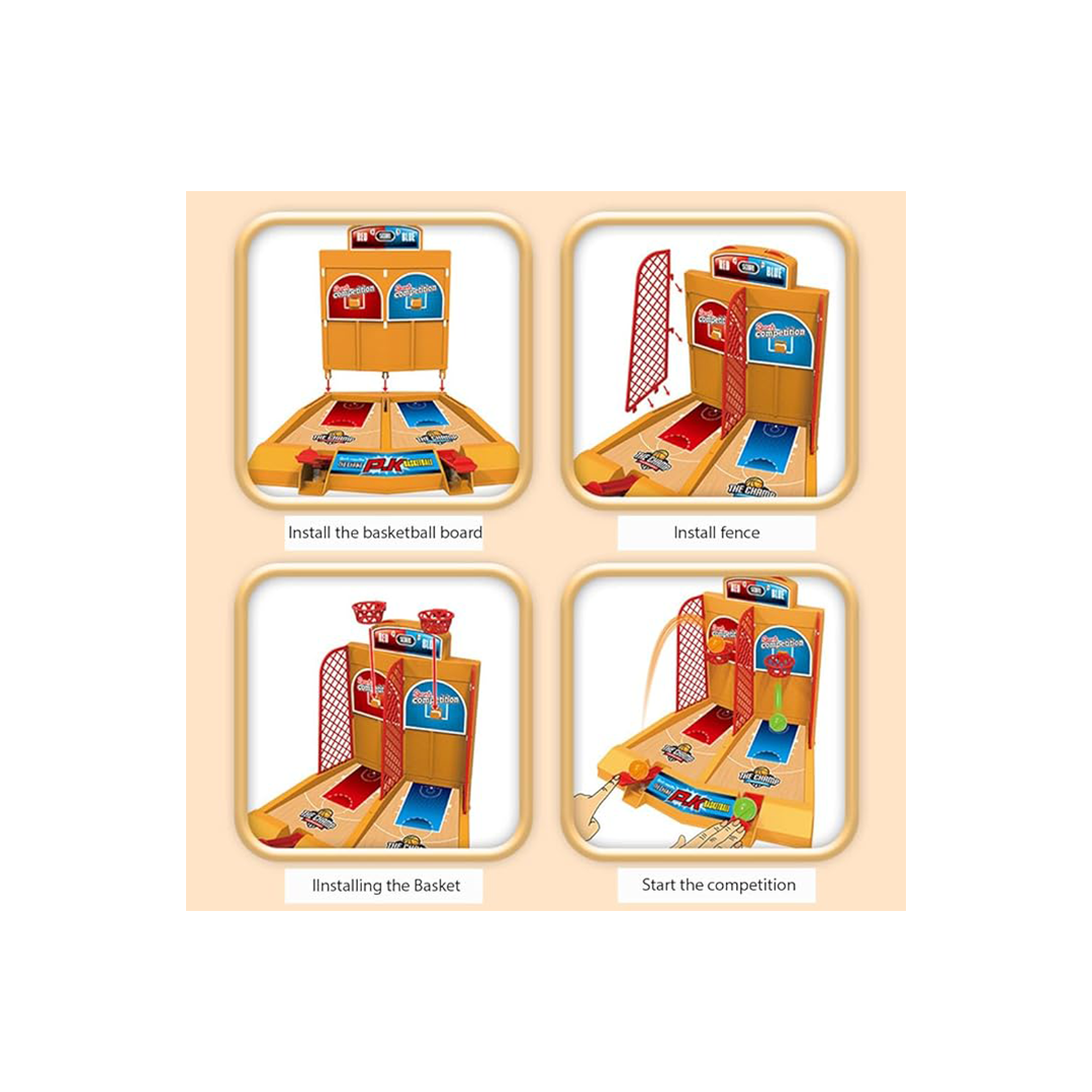 Baan Toys Mini Finger Double Basketball Game Toy Indoor Sports for Parent Child Toy (3 Years+) : Development Toys For Little Ones In India