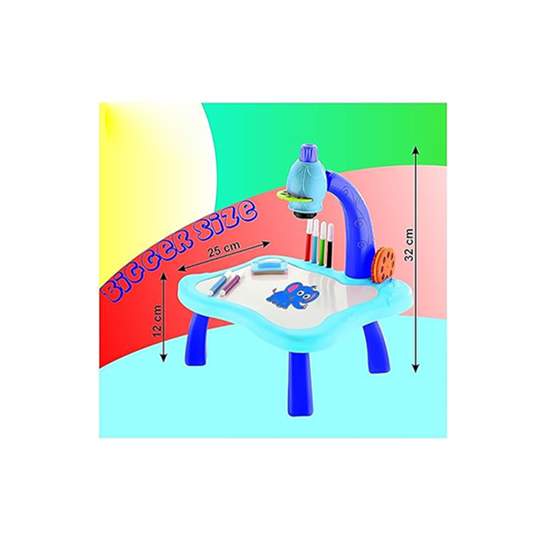 Baan Toys Duraemon Drawing Projector Painting Desk Table (3 Years+): Developments Toys For Little Ones in India 