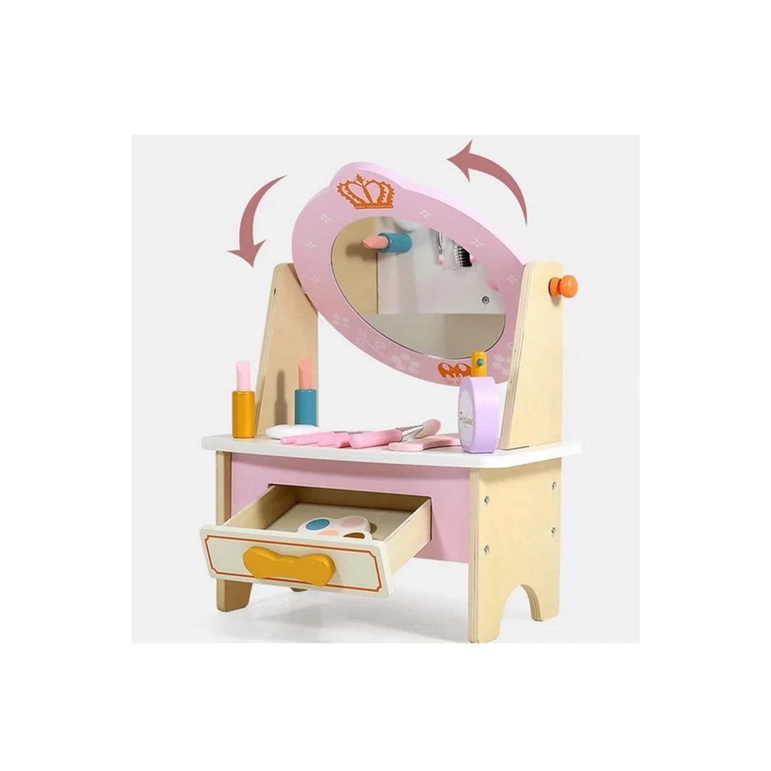 Extrokids Wooden Dressing Table Toy Medium (3 Years+) : Developments Toys For Little Ones in India 