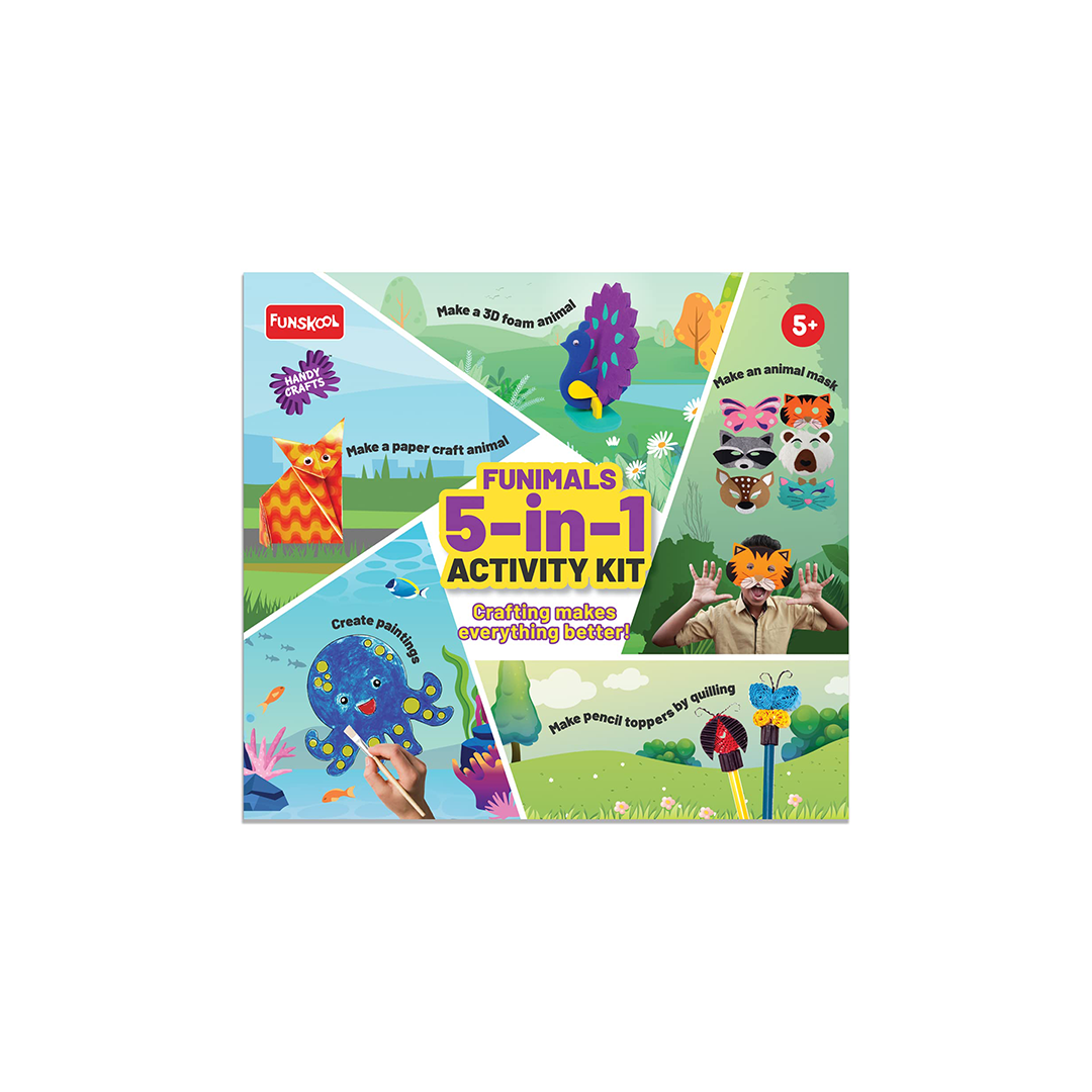 Funskool Hanydcrafts FUNIMALS 5-in-1 Activity Kit : Development Toy for Little Ones in India