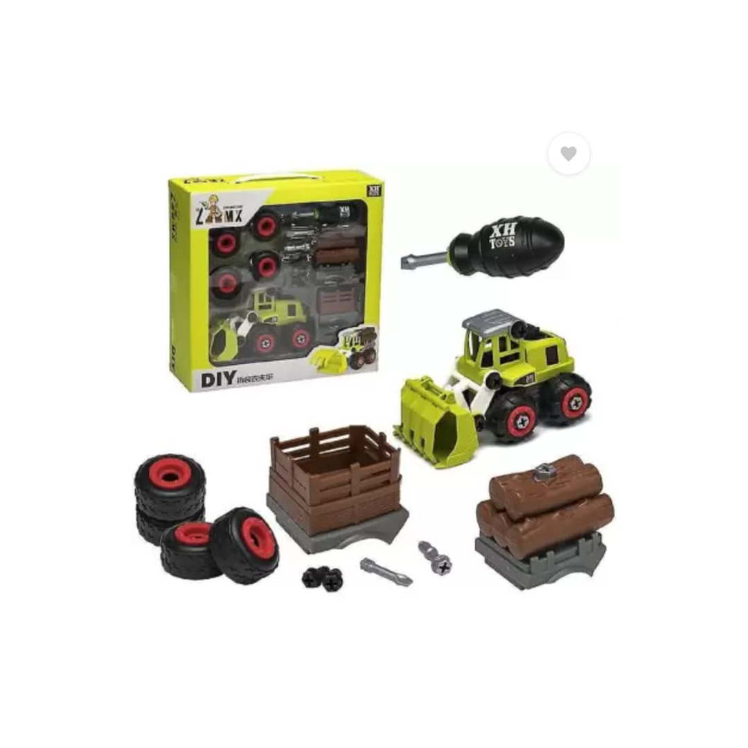 Baan Toys Assembling Farm Vehicles push & pull Play Set DIY Toy - Building & Construction Toys for Kids (3 Years+) : Development Toys For Little Ones In India