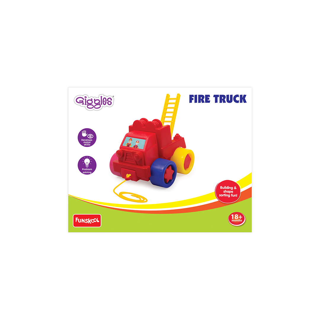 Funskool Giggles Fire Truck : Development Toy for Little Ones in India