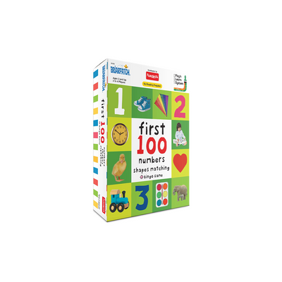 Funskool First 100 Numbers Shapes Matching Bingo Game (2 Years+) : Development Toy for Little Ones in India