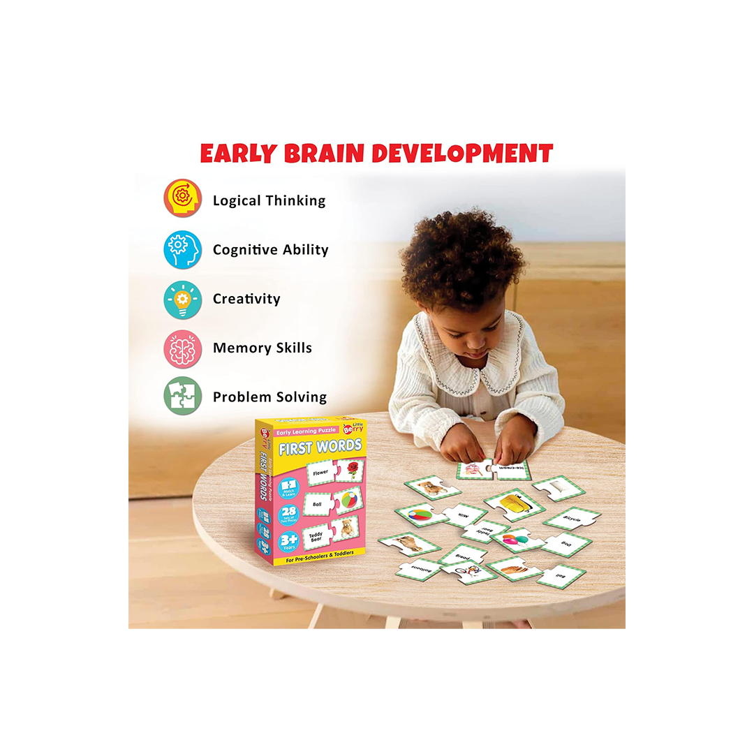 Little Berry First Words Early Learning Puzzle for Kids (3-7 Years) : Development Toys For Little Ones In India