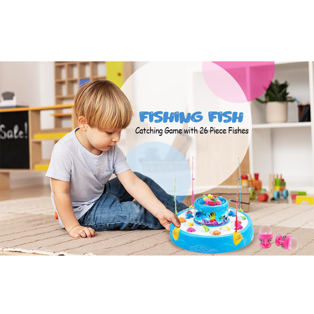 Baan Toys Fish Catching Game with Light and Music (3 Years+) : Development Toys For Little Ones In India