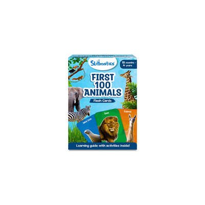 Skillmatics Flash Cards for toddlers: First 100 Animals (ages 1-4)