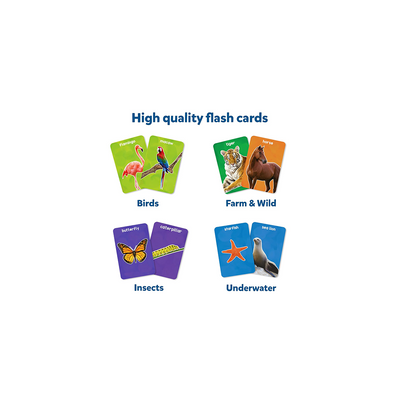 Skillmatics Flash Cards for toddlers: First 100 Animals (ages 1-4)