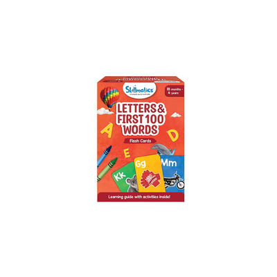 Skillmatics Flash Cards for toddlers: Letters & First 100 Words (ages 1-4)