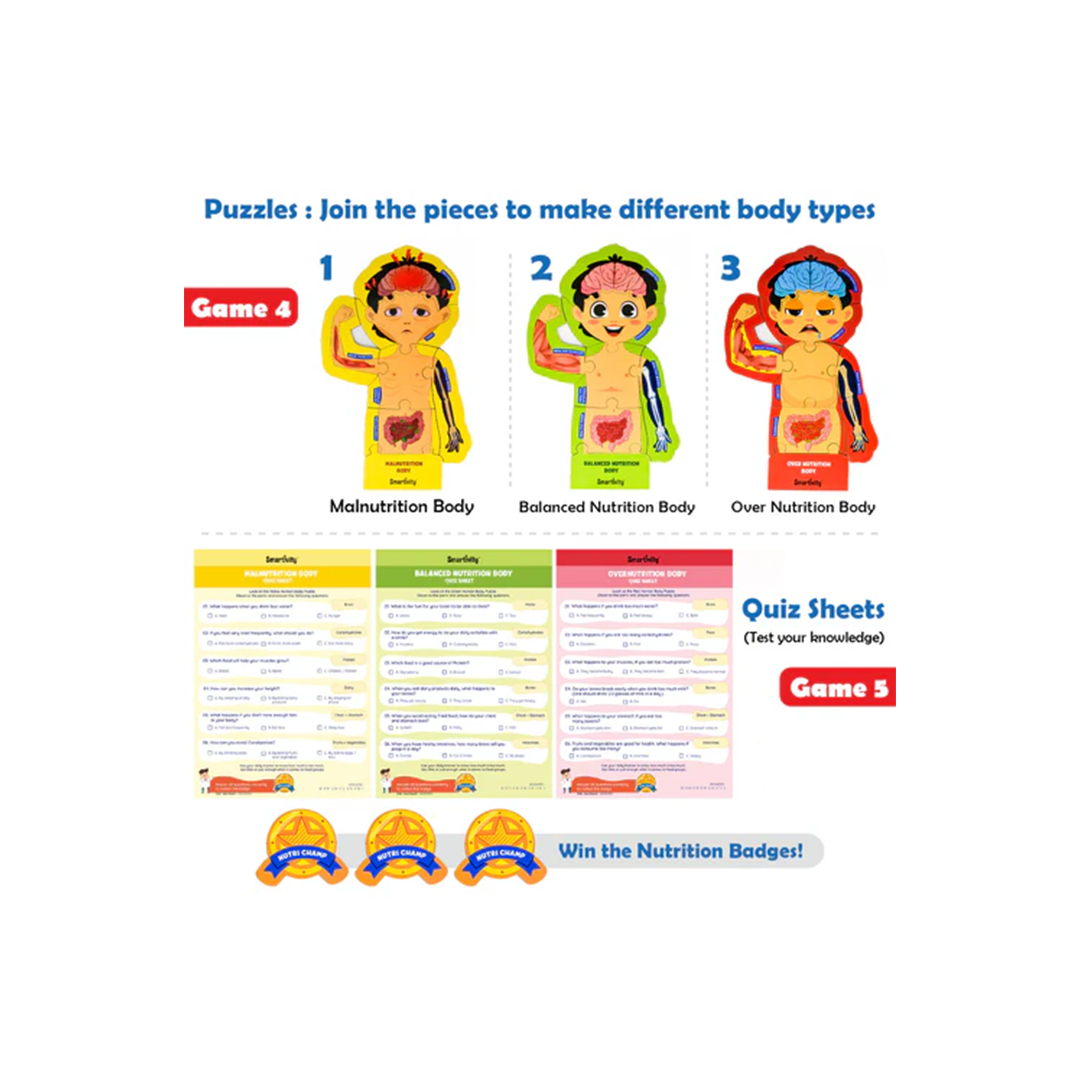 Food Body & Nutrition | DIY Activity Kit( 6 Years+) : Developments Toys For Little Ones in India 